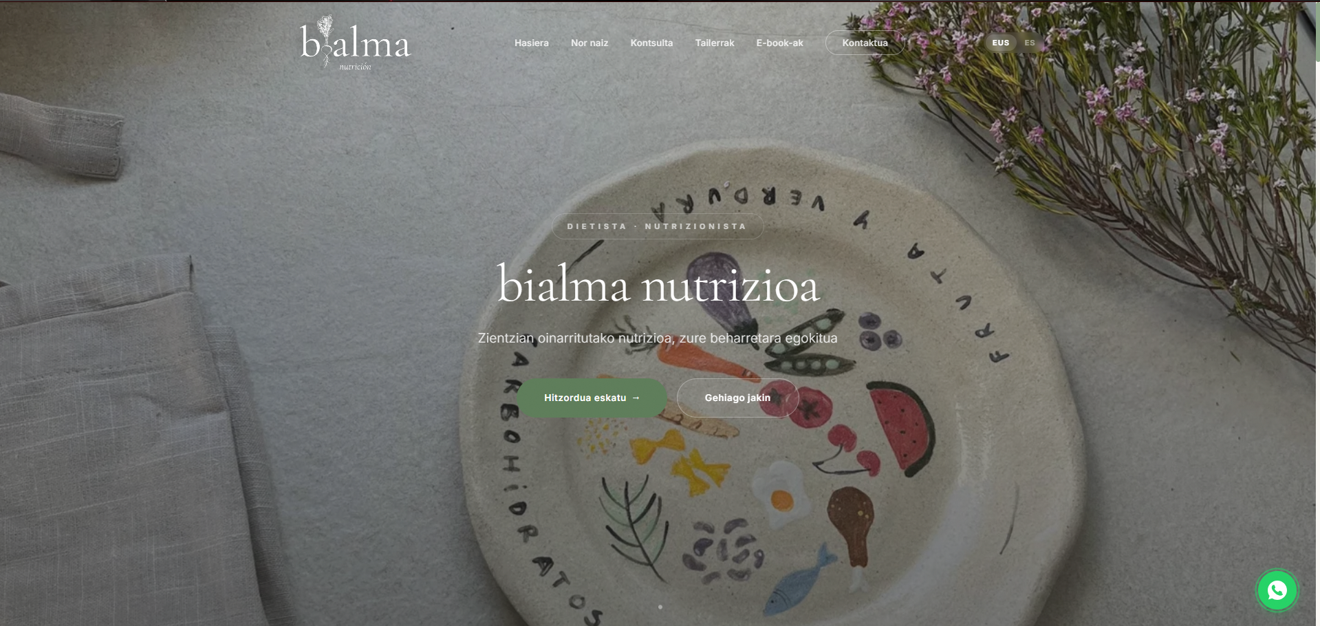 Captura de bialmanutricion.com