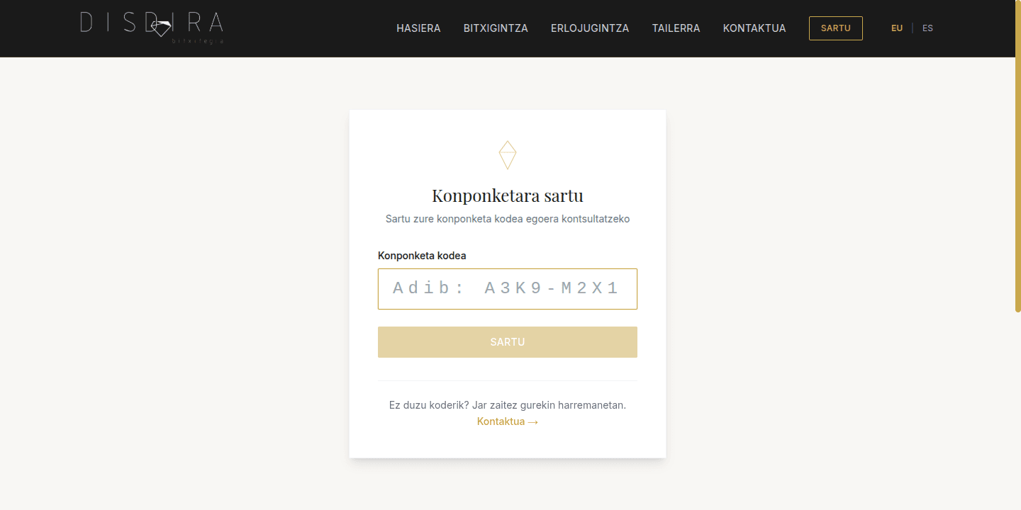 Captura de disdirabitxitegia.com/sarrera